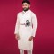 Printed Men's Semi Long Punjabi