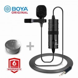 Clip Microphone BOYA BY-M1 For PC, DSLR And Smartphone