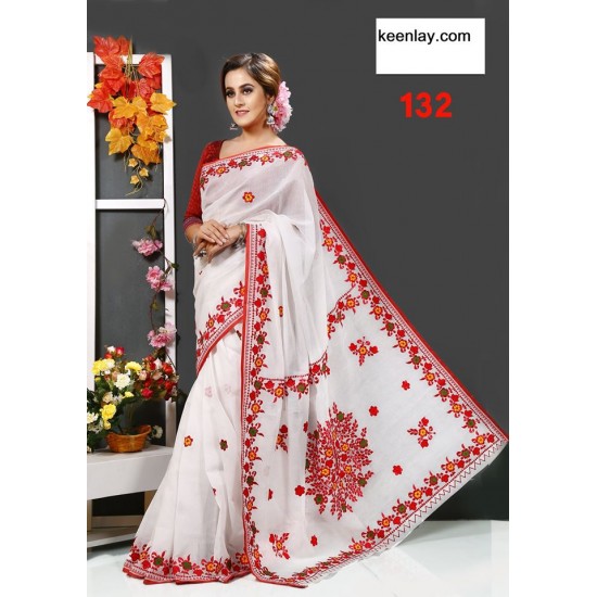 pure muslin silk saree