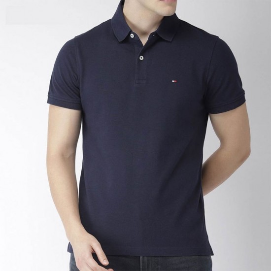 Polo T Shirt-Navy Blue