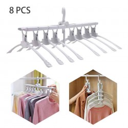 Multi-functional clothes folding hanger 8ranks set