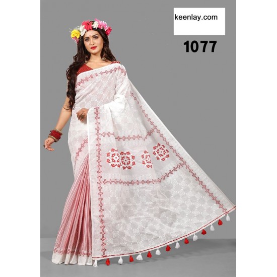 pure cotton saree