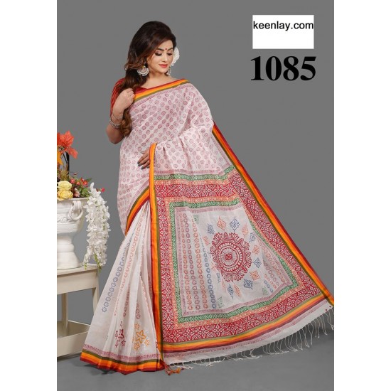 pure cotton saree