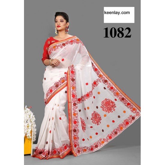 pure mulin silk saree