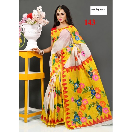 pure cotton saree