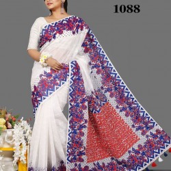 pure mulin silk saree 