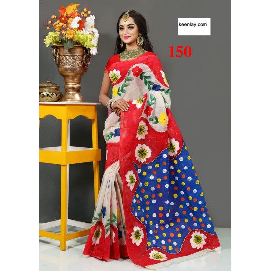 pure cotton saree