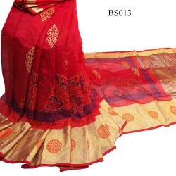 Half silk saree
