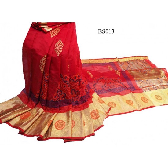 Half silk saree