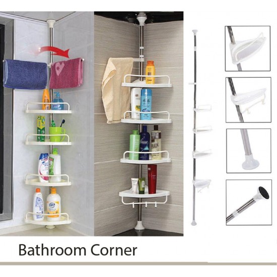 Four Tier Adjustable Bathroom Corner