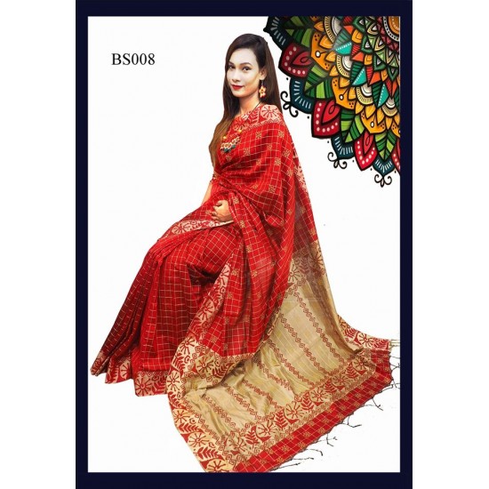 Half silk saree