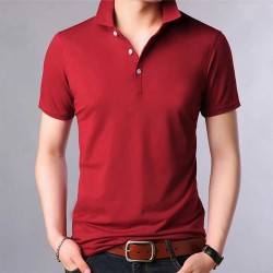 Half sleeve polo shirt for man's