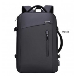Shaolong 2020-1# 19 Inch Premium Quality Laptop Business And Travel Backpack With USB Port (Black) EP2915