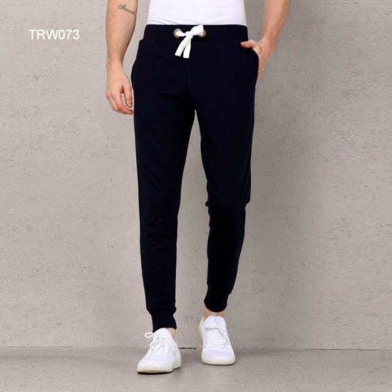 Slim-Fit Sweatpants Joggers for Man - Deep Black NZ-5083 TRW073