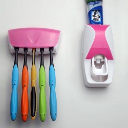 Automatic Toothpaste Dispenser Toothbrush Holder
