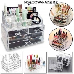 4 drawer cosmetic storage box