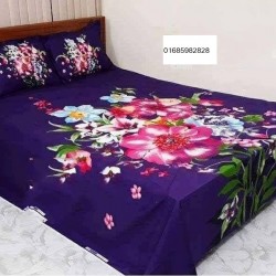 100% cotton panel bed sheet