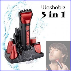 5 in 1 shaver and trimmer by kemei