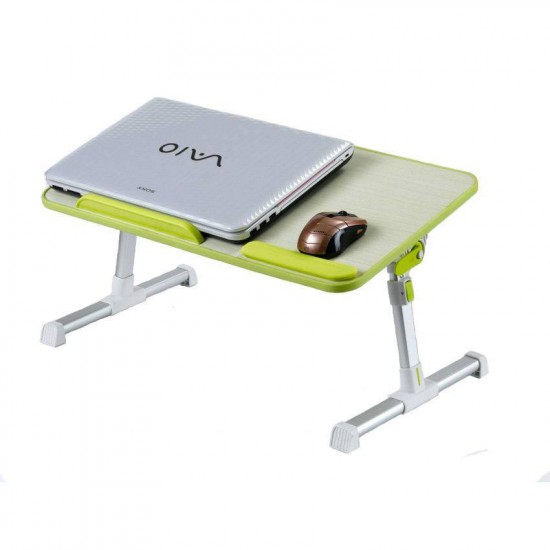 Ergonomic laptop table with cooling fan