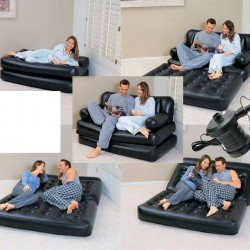 Inflatable 5 in 1 sofa and bed