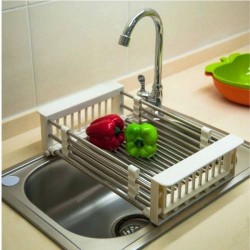 Kitchen sink wash rack