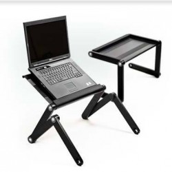 Multifunctional laptop table with cooling fan aluminium alloy