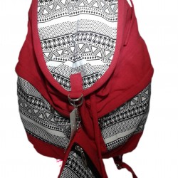  Ladies Red Backpack with Pencil Box  
