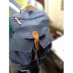Blue Backpack for Men 