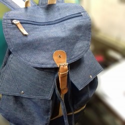 Blue Backpack for Men 