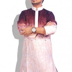Gen's Cotton Semi-long Panjabi